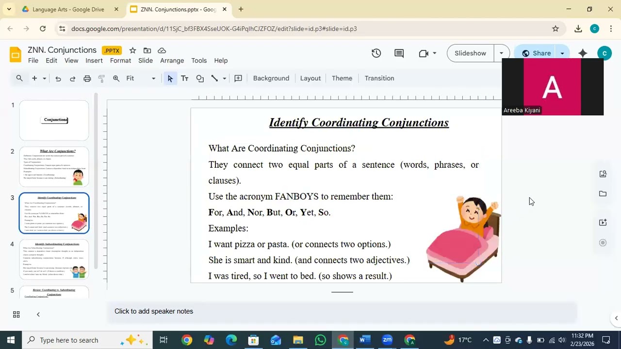 Conjunctions