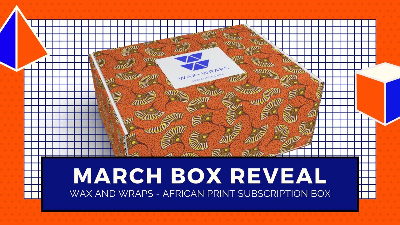African Print Sewing Subscription Box Uk - March #UnBoxing