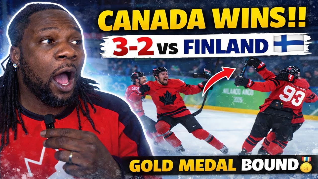 CANADA TAKES DOWN FINLAND 🇨🇦🔥 WE’RE GOING TO THE GOLD MEDAL GAME!!!