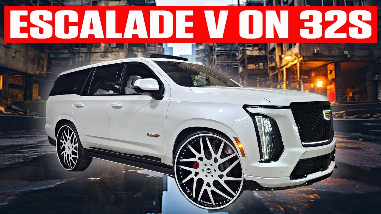 SURPRISING MY DAD WITH A ESCALADE V ON 32S