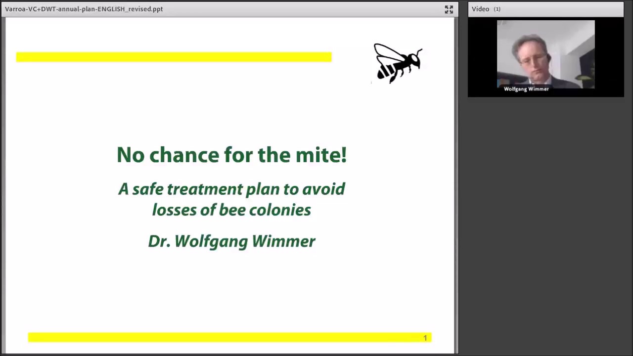 WeBInar on Heat treatment against varroa