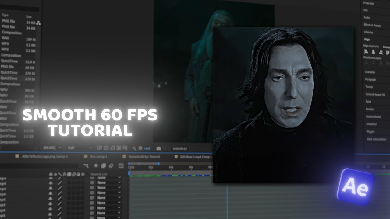 SMOOTH 60 FPS | After Effects Tutorial