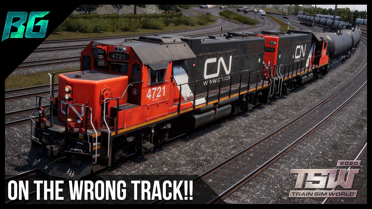 On The Wrong Track!! | Train Sim World 2020 (CN Oakville Subdivision DLC)