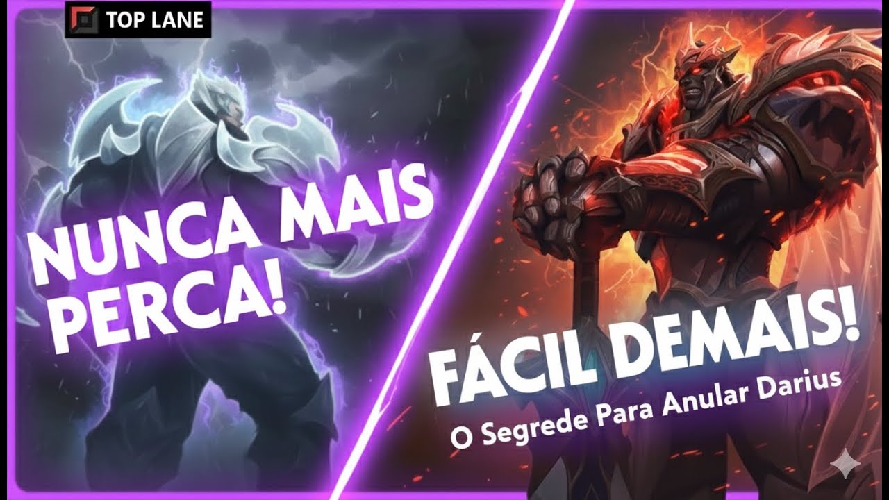 Darius passa fome JOGANDO DESSE JEITO | Guia RÁPIDÃO da Matchup LoL