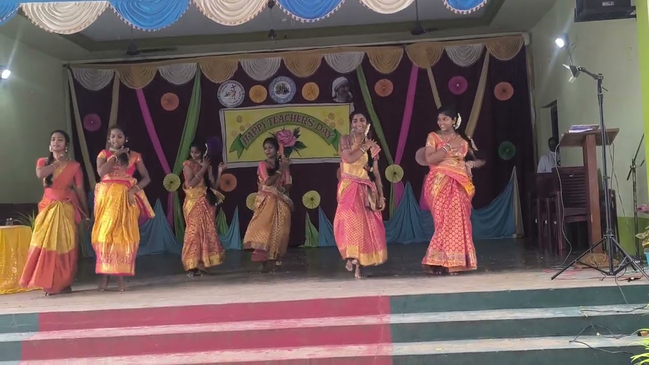 Teachers day & Jubilee celebration// dance by students// St.Ann's E.M.High School, Nidadavole.