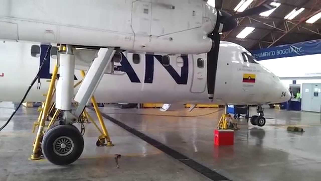 Landing Gear Test - Bombardier Dash 8 - LAN COLOMBIA HK 4554
