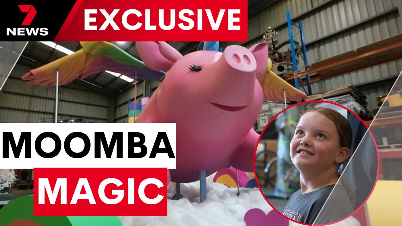 The pint-sized designers behind Moomba’s newest float | 7NEWS
