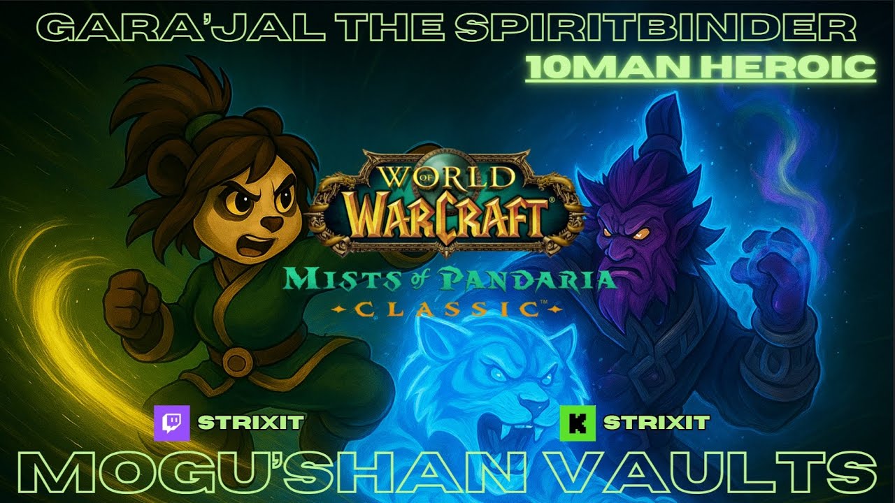 Gara'jal Spiritbinder Boss Fight 10 Man Heroic Guide and Explanation - Brewmaster POV (MoP Classic)