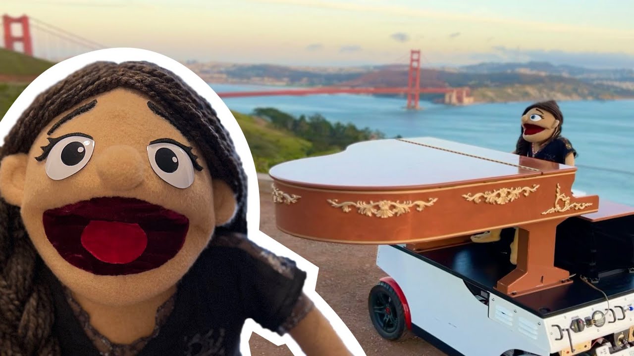 Robot Puppet Sings 