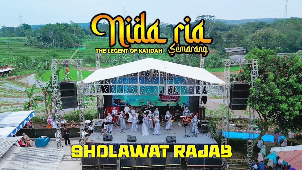 SHOLAWAT RAJAB ~ NIDA RIA SEMARANG ~ LIVE KEBONWARU TERSONO