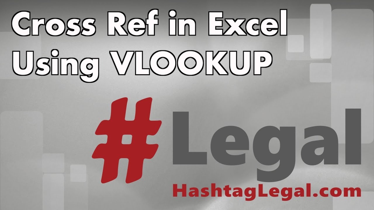 Tip #25: Work with cross reference files in Excel (VLOOKUP)