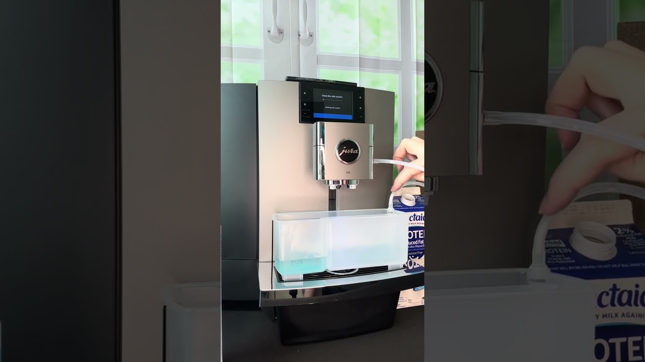 Jura X10 Milk Line Cleaning Video