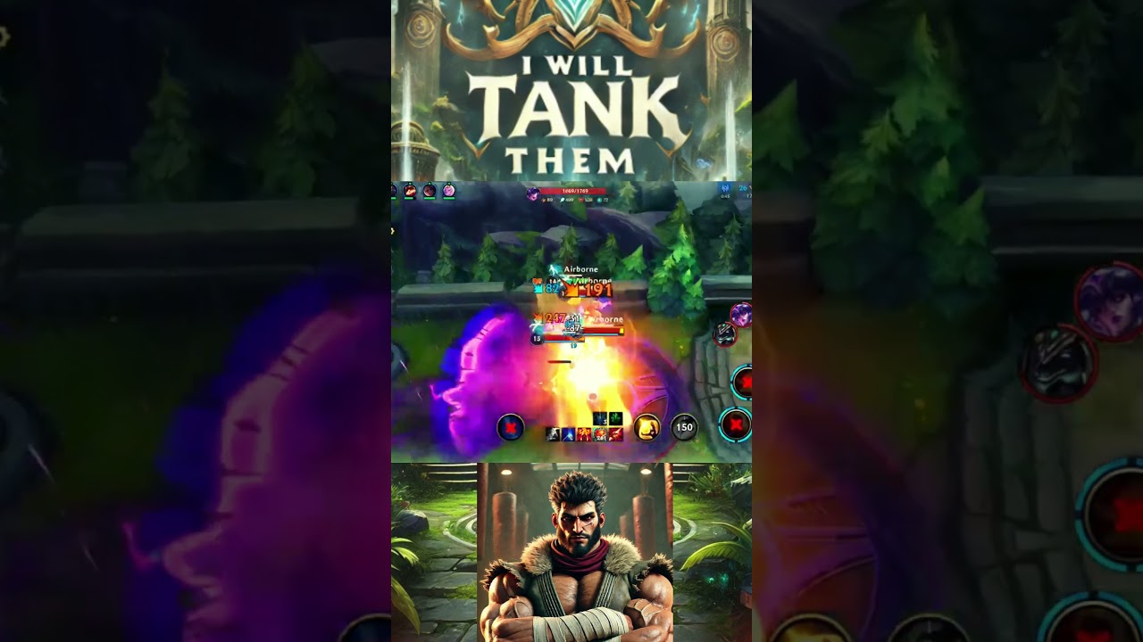 Sett Wild Rift Full Tank Gameplay: Tank Them All Ep1  