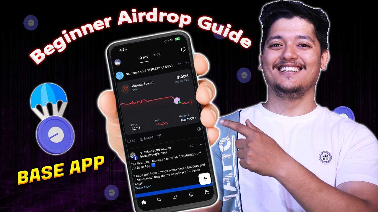 Beginner's Airdrop 😎 - Base App Complete Airdrop Guide 2026 🪂