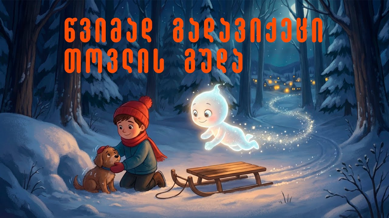 „წვიმად გადავიქეცი / თოვლის გუდა“/ “I Turned into Rain / Snowball” ❄️ (Official Music Animation)