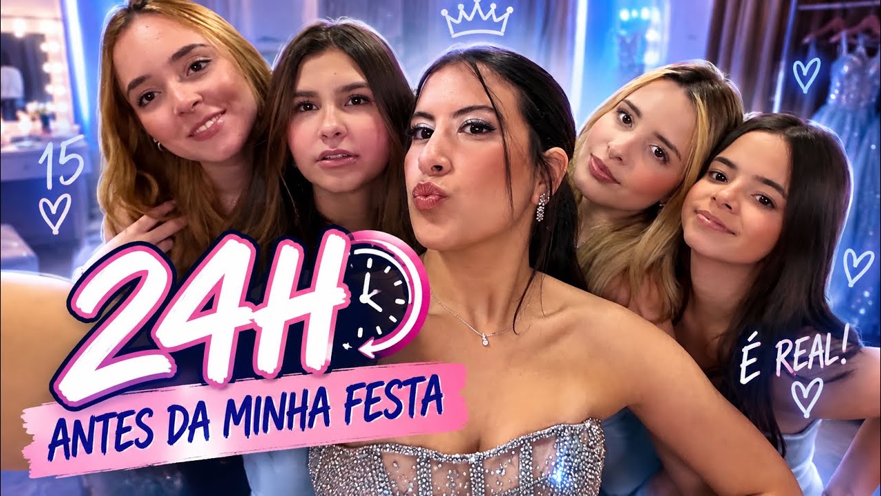 24H ANTES DA MINHA FESTA DE 15 ANOS! 💙