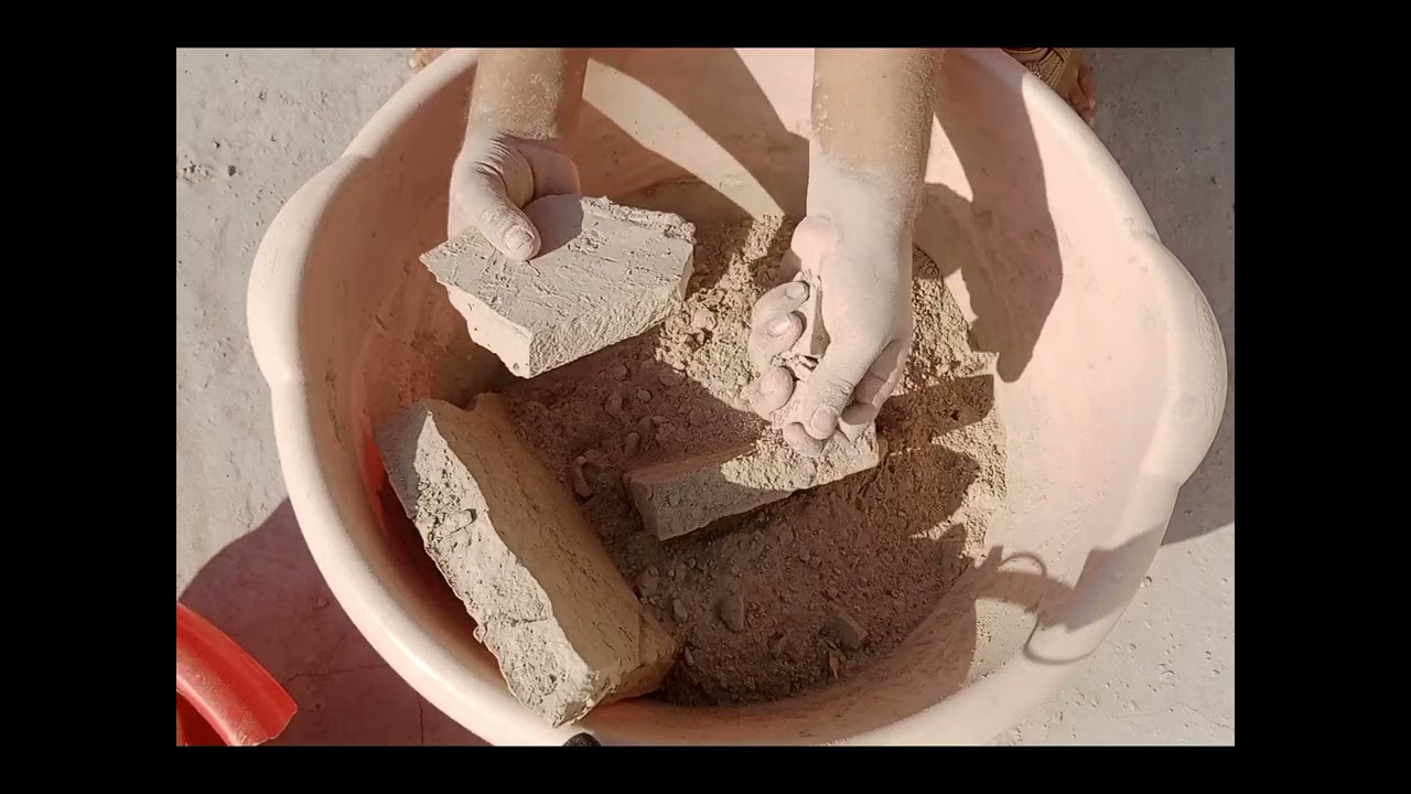 pure mud slab shapes crumbling