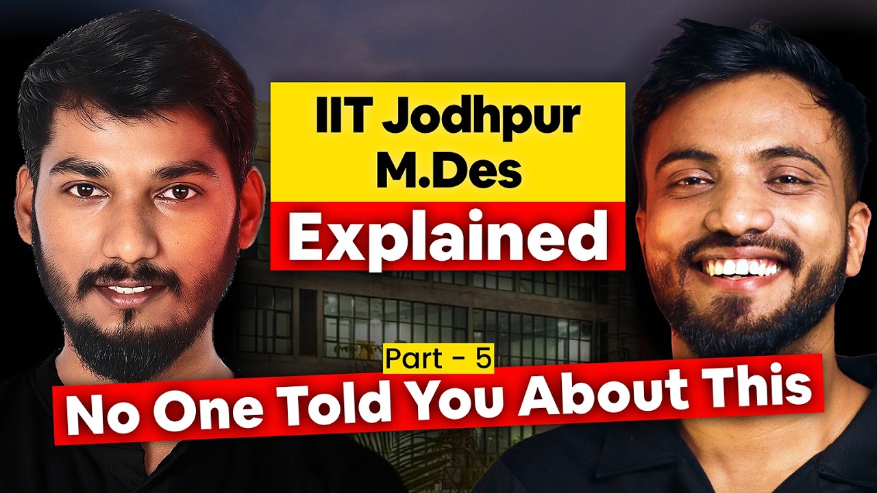 IIT Jodhpur - MDes Explained | Smart Product Design | XR Design