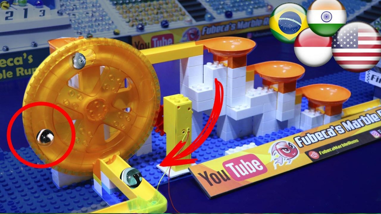 Fizemos uma COPA do MUNDO com Bolas de gude em pista de OBSTÁLOS