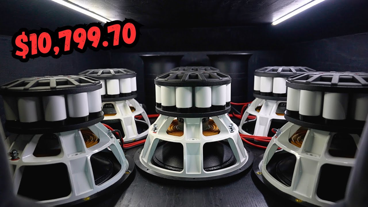 $10,799.70 Worth of Subwoofer's