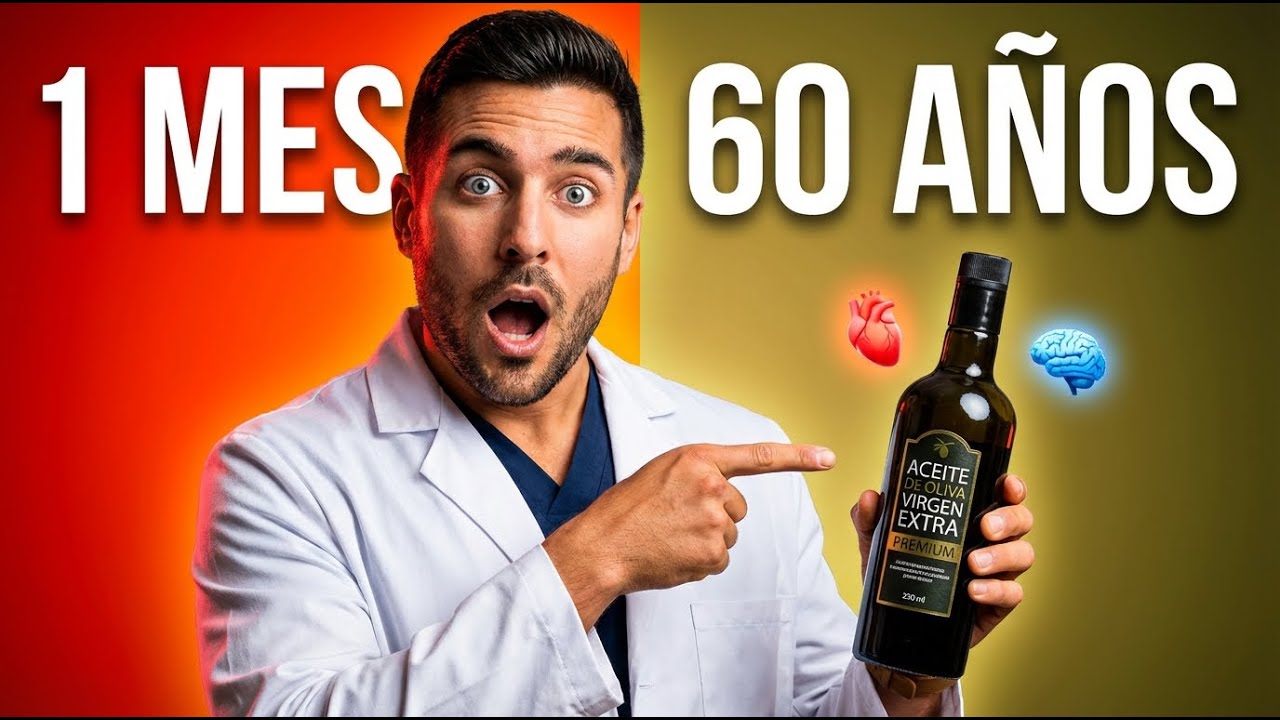 ACEITE DE OLIVA por 1 MES después de los 60 | Esto le pasa a tu cuerpo