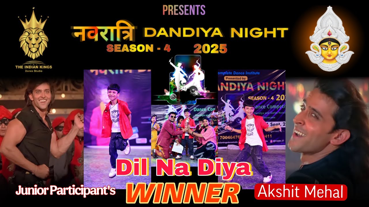 Dil Na Diya | Akshit Mehal | Navratri Dandiya Night Season - 4 | The Indian Kings Dance Studio