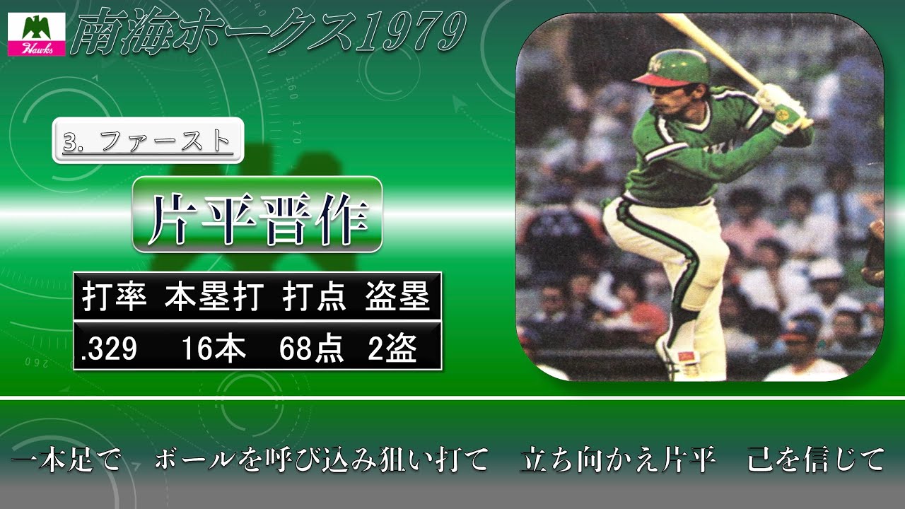 【過去行きました】1979年南海ホークス1-9