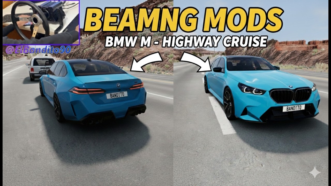 2024 BMW 5 Series M5 (G90) Mod Review & Gameplay | BeamNG.drive
