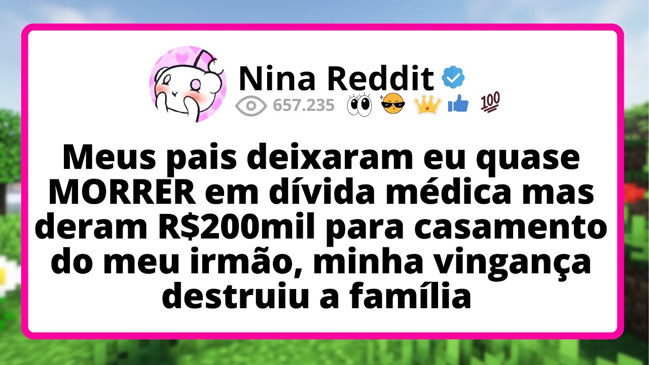 Meus PAIS deixaram eu quase MORRER em dívida médica mas deram R$200mil para CASAMENTO do meu irmão..