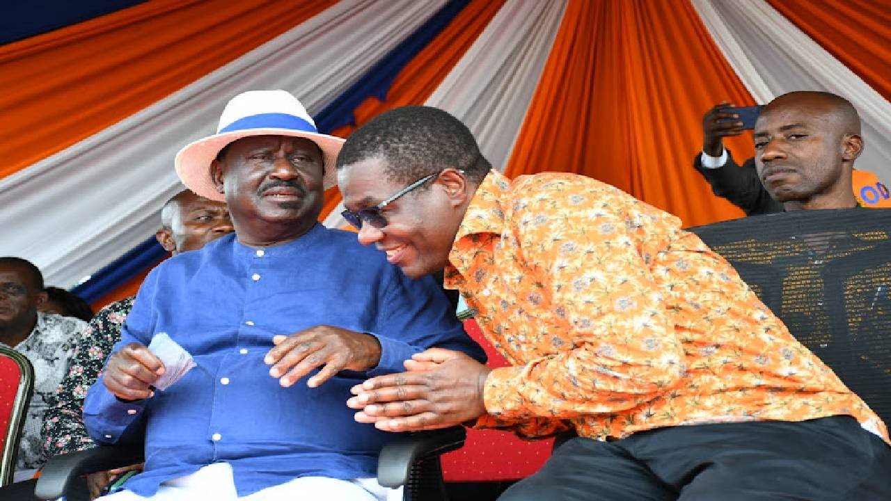 LIVE !!Raila Odinga and Energy CS Opiyo Wandayi Tours Ugunja, Siaya County