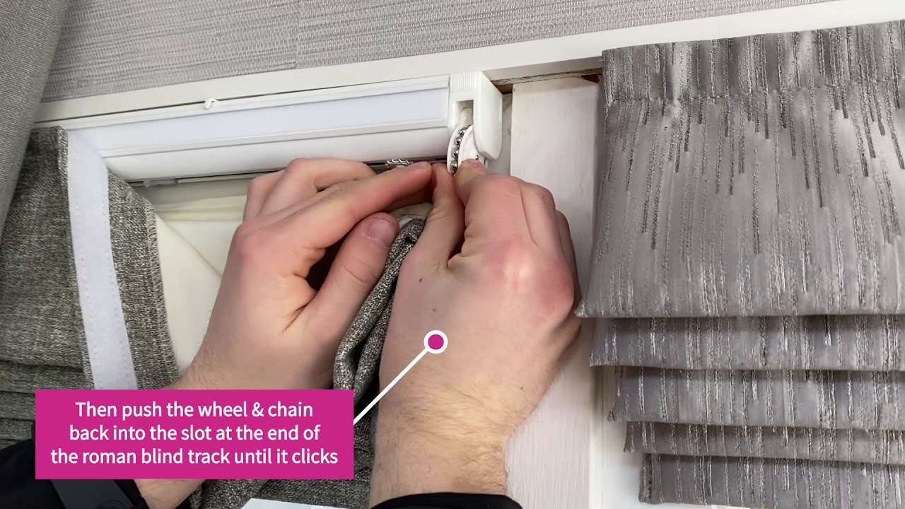 Refitting a roman blind child safety device | Amanda for Blinds