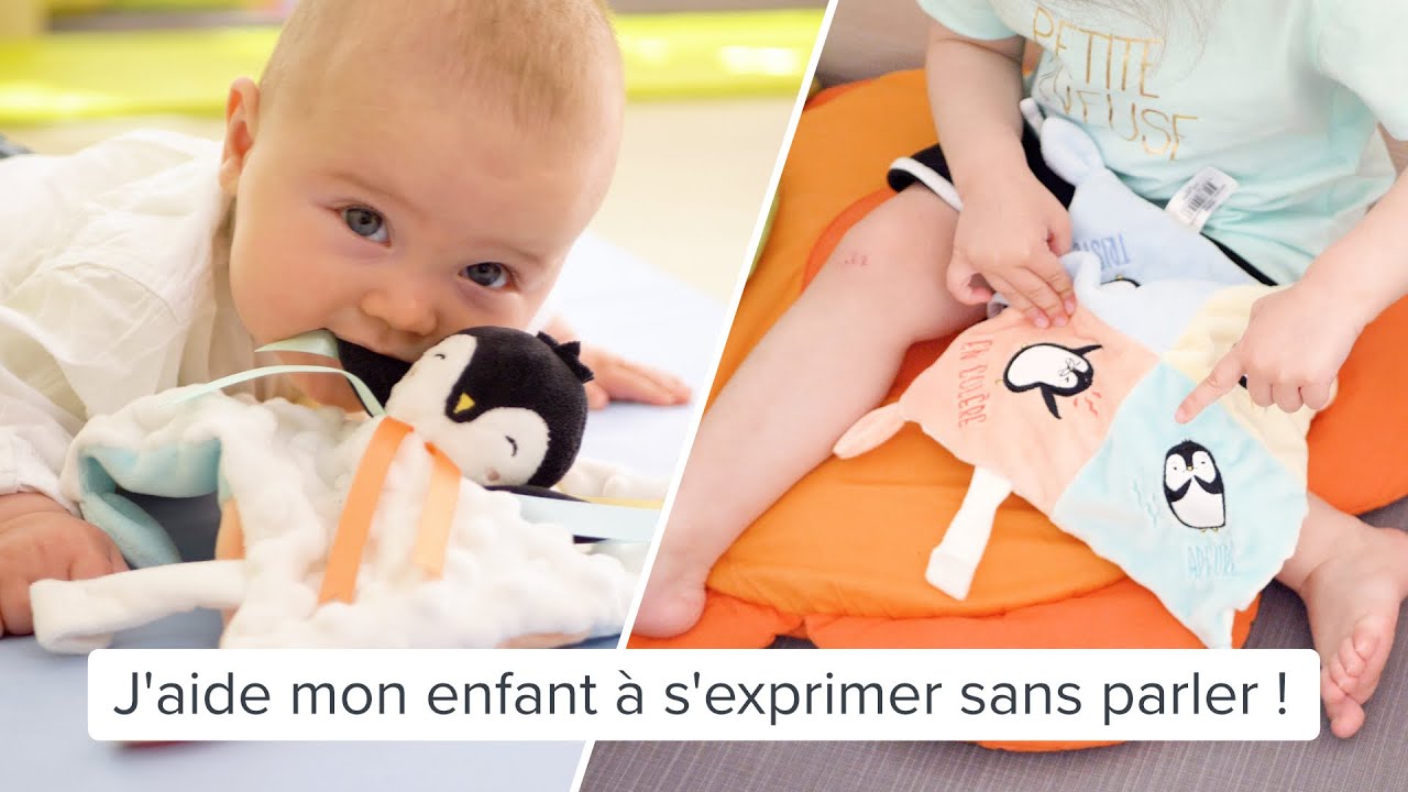 Le doudou des émotions - permet à bébé de s'exprimer sans parler - L'Atelier Gigogne
