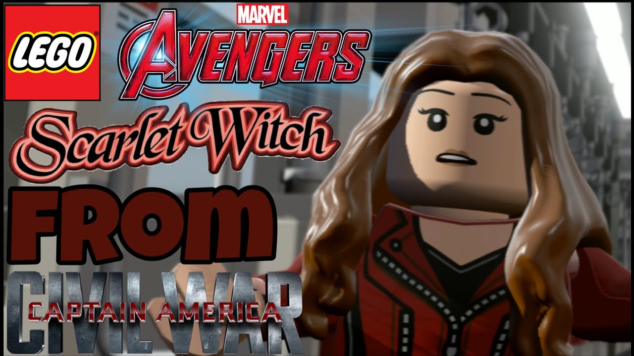 All Scarlet Witch from Captain America: Civil War cutscenes in LEGO Marvel's Avengers