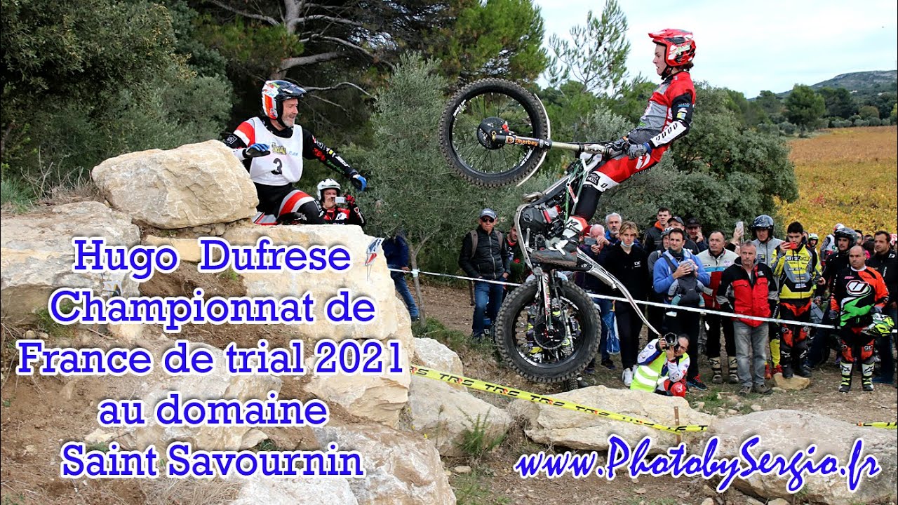 Hugo Dufrese - Chpt de France de trial &agrave; Saint Savournin
