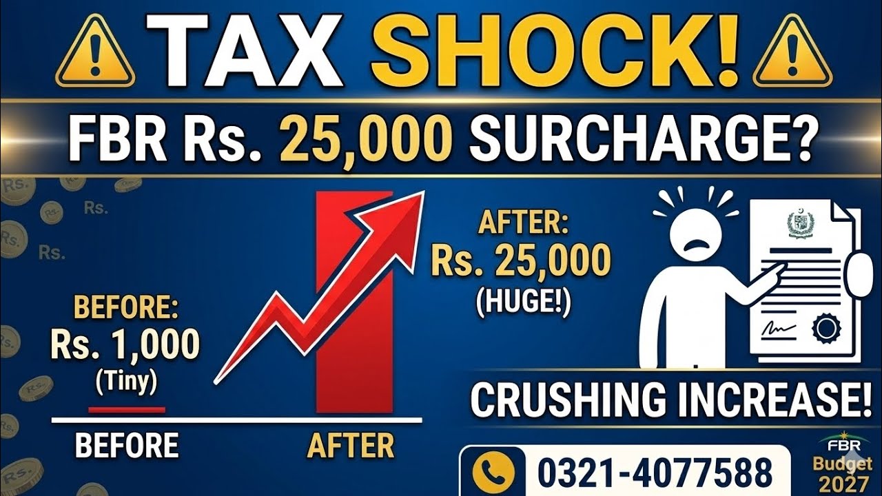 ATL Surcharge Updates (Section 182A) | Pakistan Tax Return Filing 2026 | Budget Update | Taxes | ITR