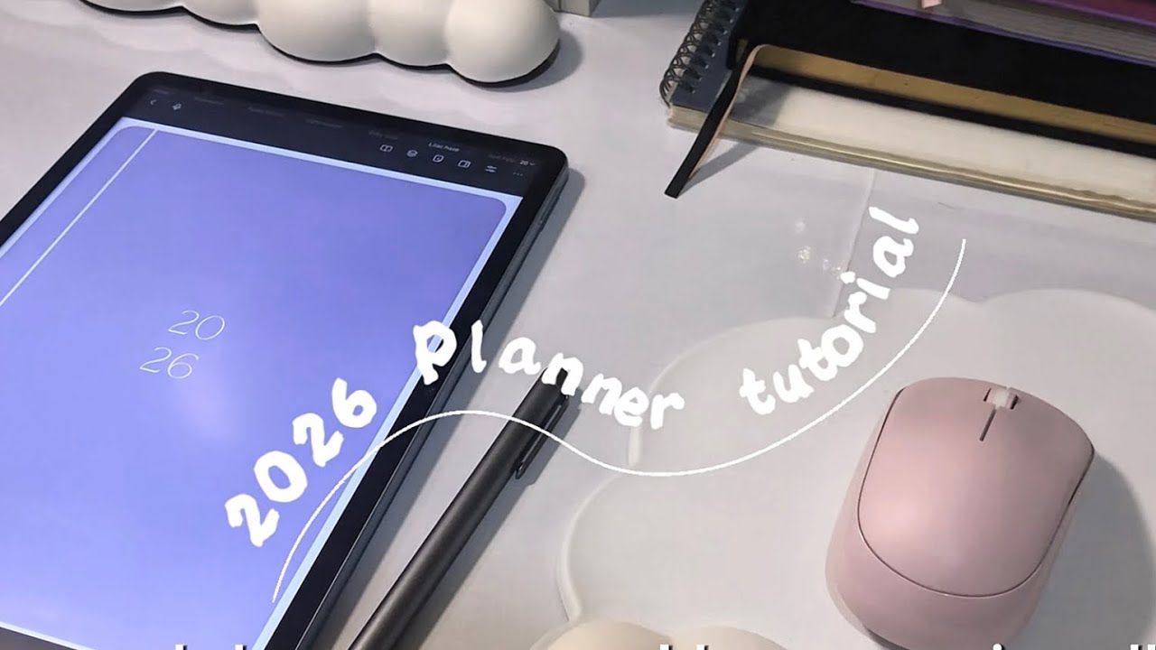 How to use an All-in-one Digital Planner 2026 on Ipad & Tablet | Full tutorial | Craftd Clicks