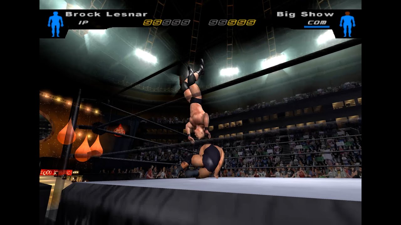 Brock Lesnar vs Big Show First Blood in Bad Blood Full Match | WWE SmackDown! Here Comes the Pain