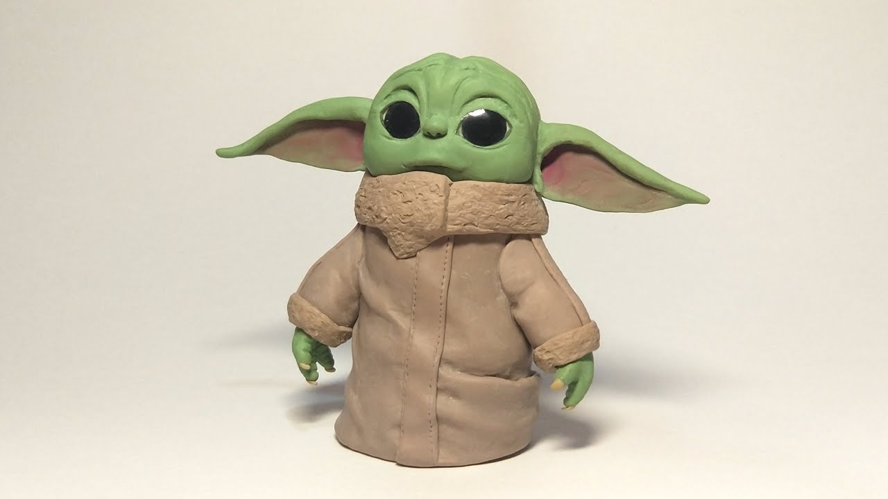 Crafting Baby Yoda | Making Process Timelapse | Polymer Clay