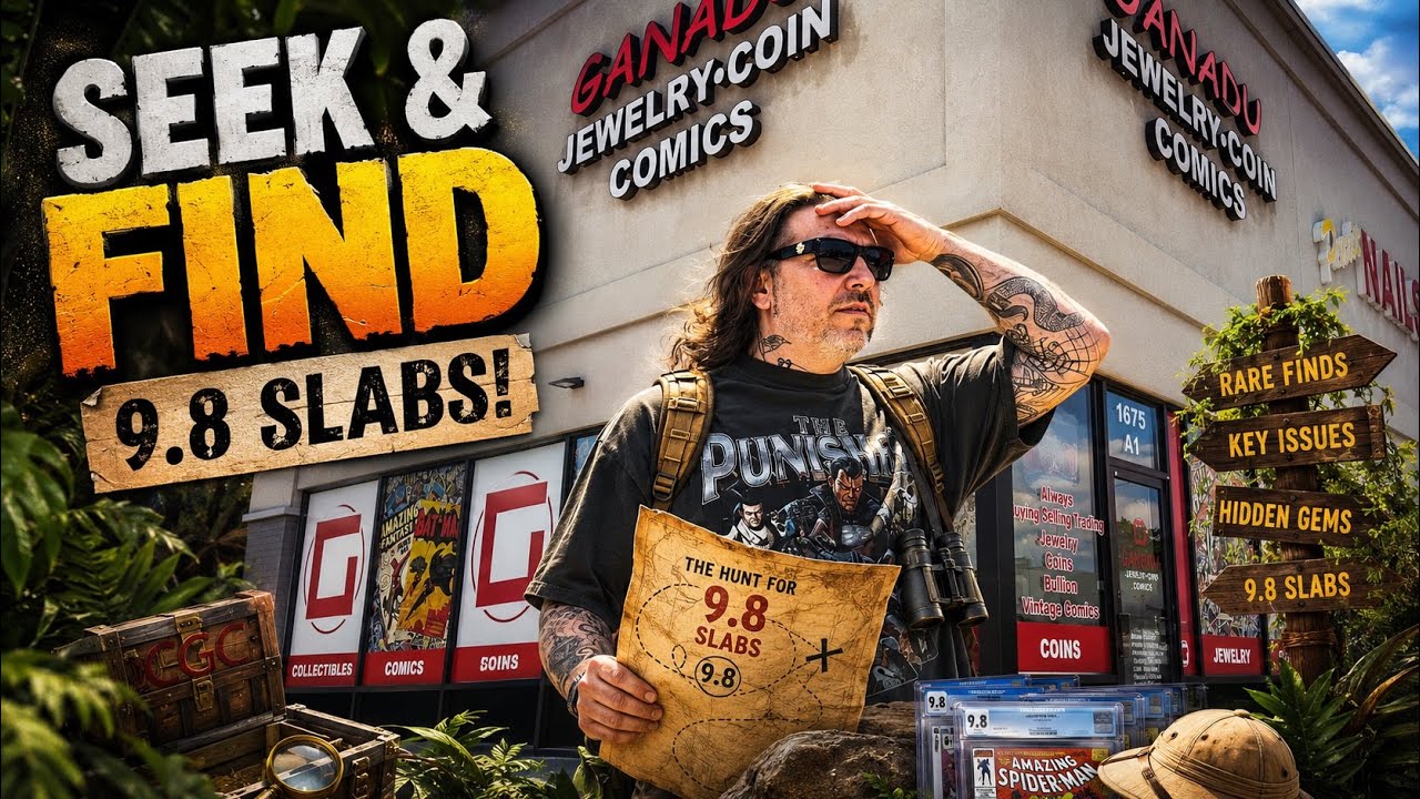 Hunting for SLABS at Local Comic Book & Collectibles Shop!