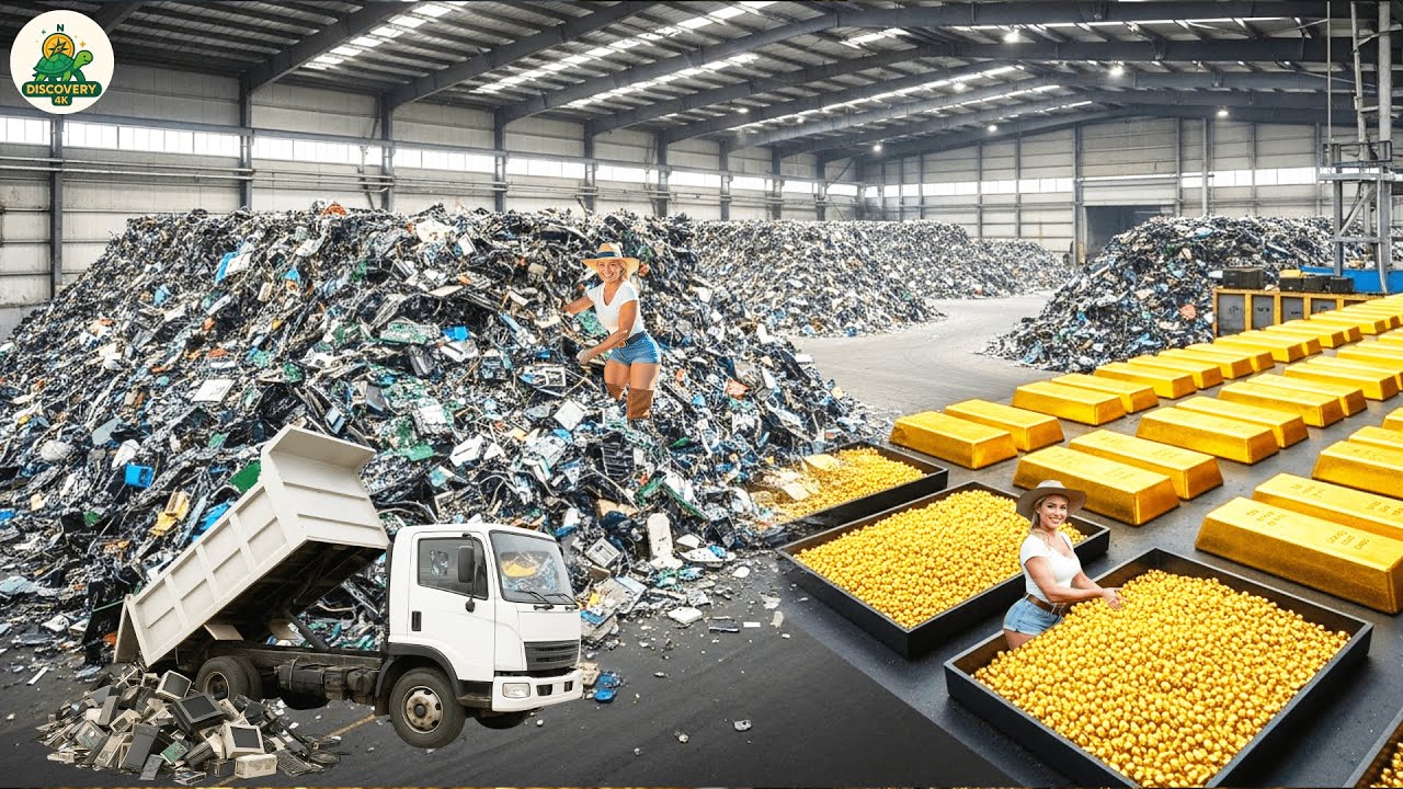 Super Giant Gold Recycling Process – Pure Gold from E-Waste | The Most Valuable Recycling Industry