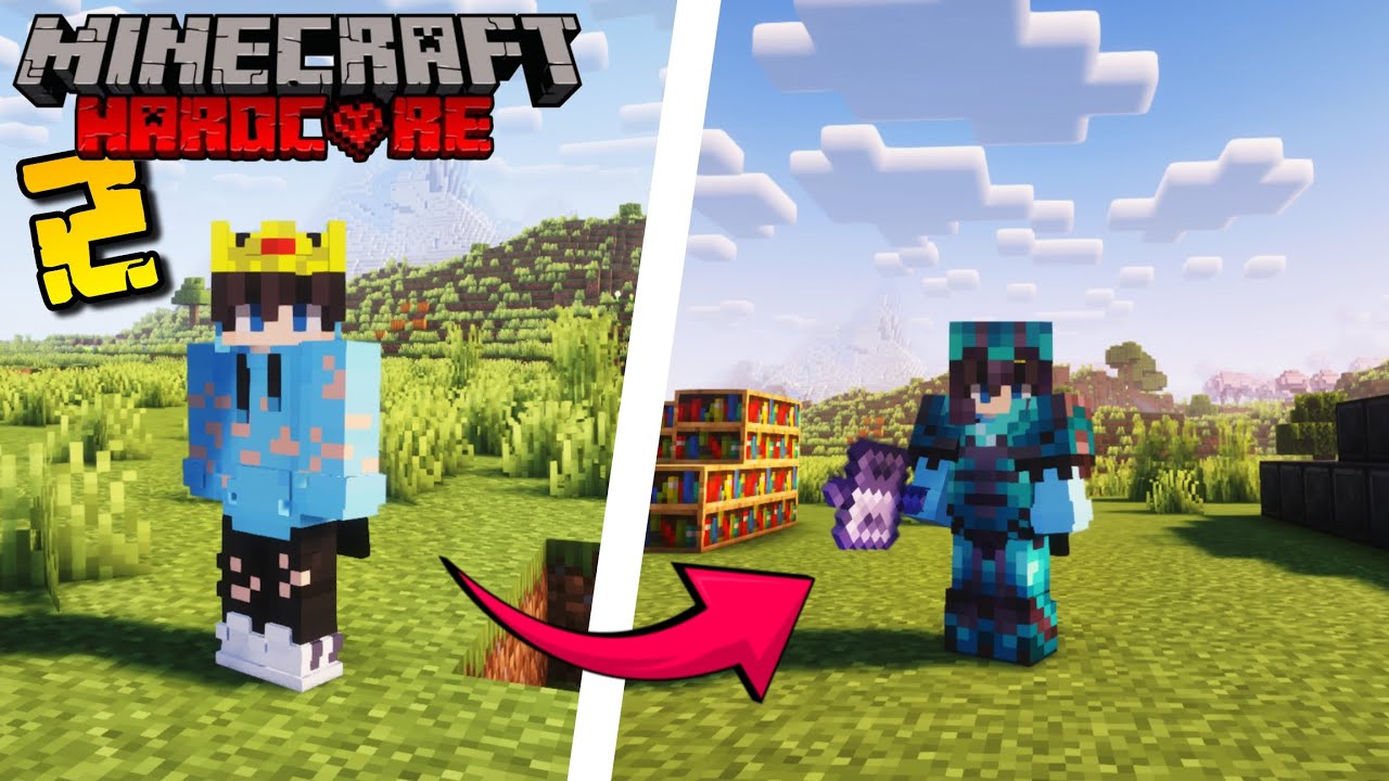 I Turned OVERPOWERED in Minecraft Hardcore!