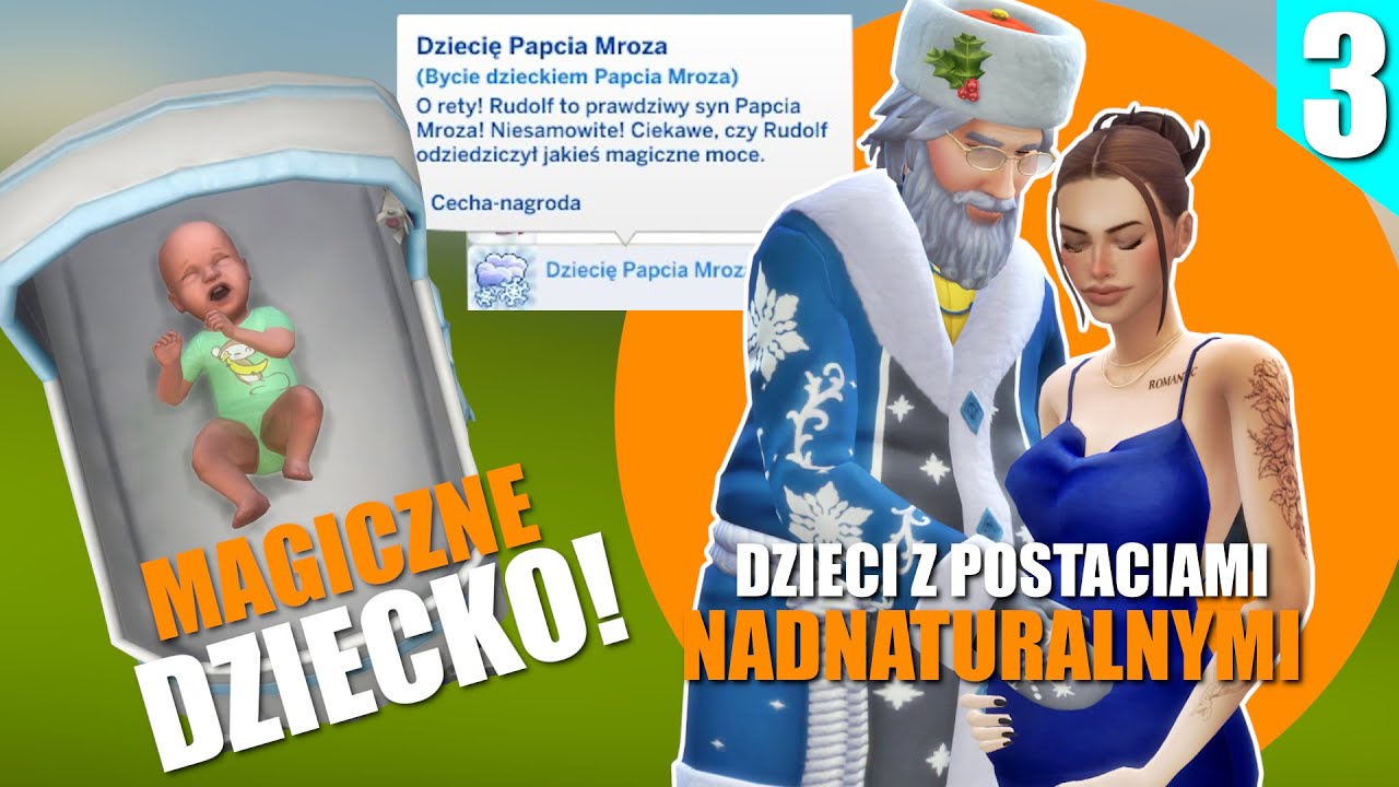 DZIECI ŚWIĘTEGO MIKOŁAJA W SIMS 4 MAJĄ SPECJALNE MOCE! ⛄❄️