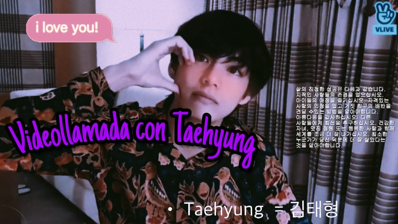 Videollamada con Taehyung | Amigo pervertido y enamorado