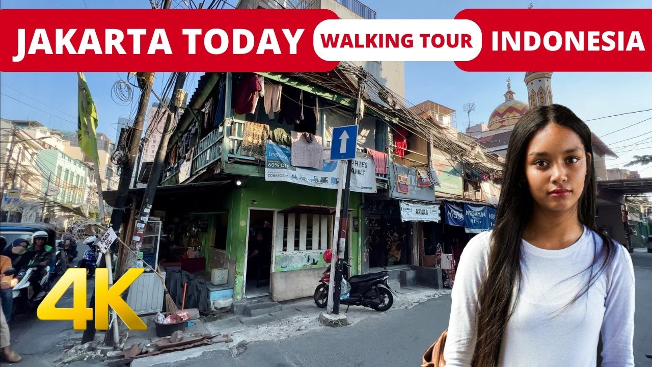 JAKARTA CITY WALKING 2023 🇮🇩 from hotel Ashley Tanah Abang to Grand Indonesia Mall [4K] INDONESIA