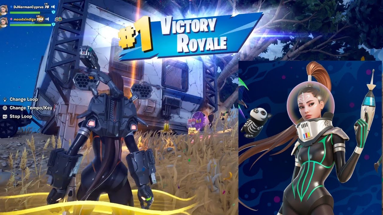 SPACEFARER ARIANA GRANDE SKIN GAMEPLAY / Duo Victory royal