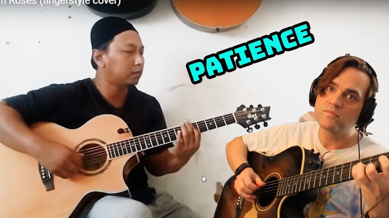 Alip Ba Ta Reaction - Patience - Guns n Roses (fingerstyle guitar cover)// Guitarist Reacts