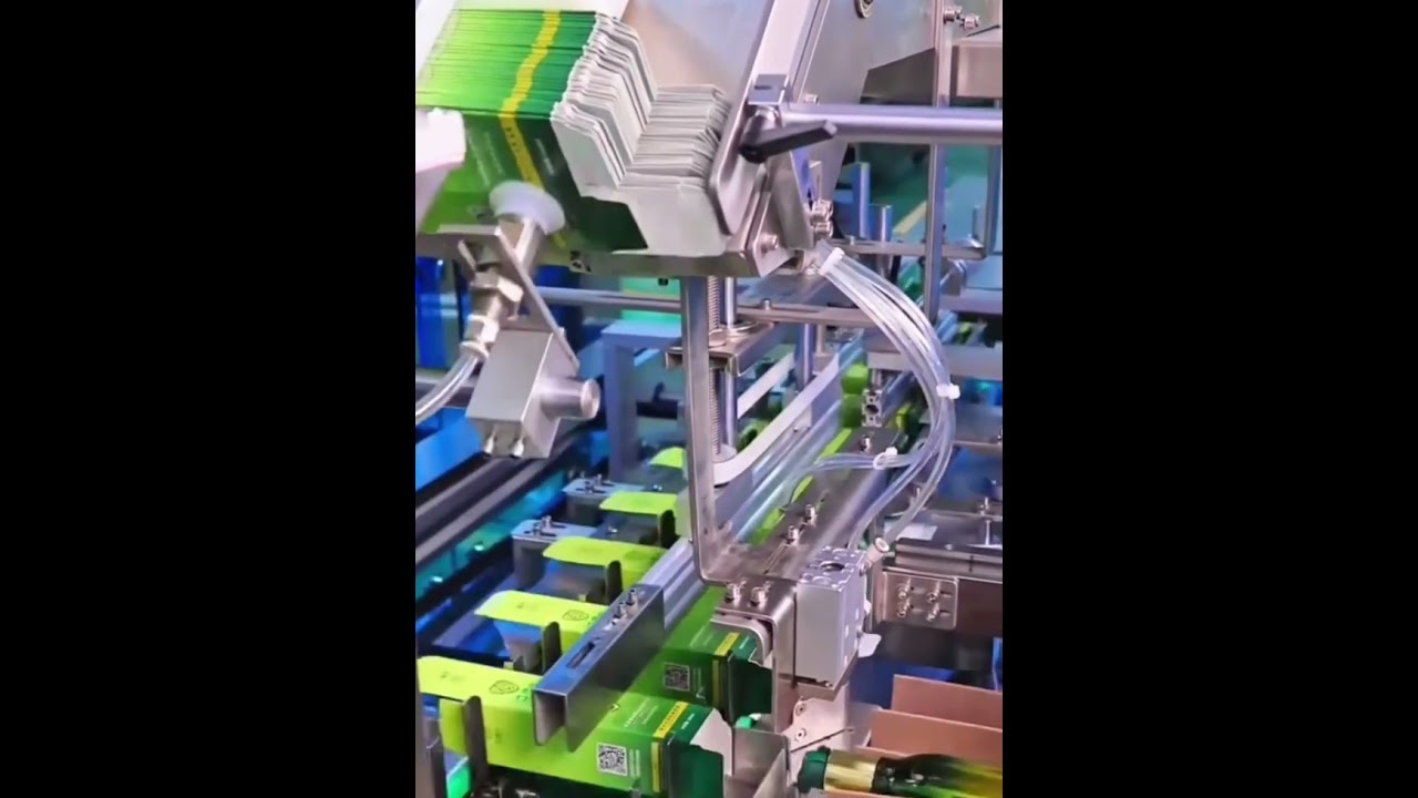 Fully automatic cartoning machine for cosmetic products