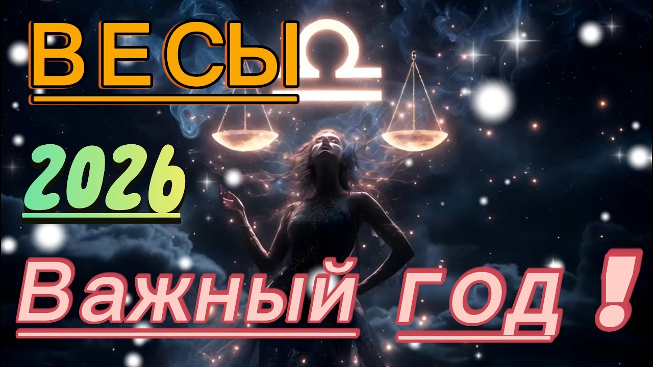 Весы ♎ - Что ждёт Весов в 2026?