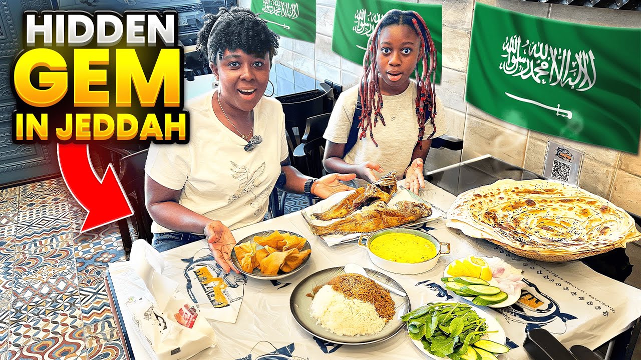 This Black Tourist Discovers SAUDI's Hidden SEAFOOD Restaurant - You Won't Believe It! 🇸🇦