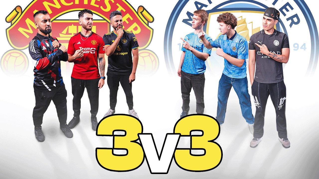 3 MANCHESTER UNITED FANS v 3 MAN CITY FANS